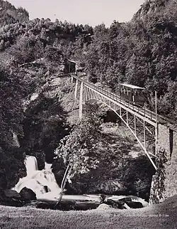 The line's longest bridge, c. 1910