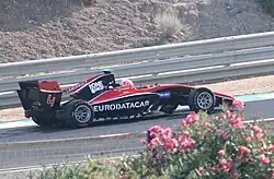 Hubert on track at the Jerez Circuit