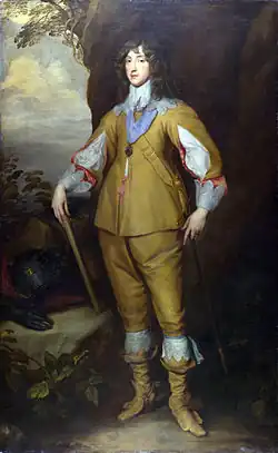 Prince Charles Louis, Count Palatine, by Anthony van Dyck, c. 1637.[14]