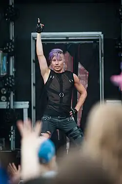Tuisku performing in June 2016