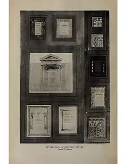 Year 2 — Historic "applied design" to several "special problems."