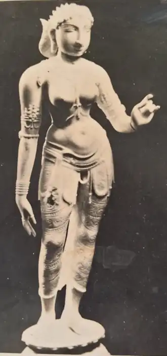 Ivory carving "Chola Queen" for which Appukuttan Achary received the National Award in 1965