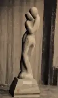 Wooden sculpture "Embrace"