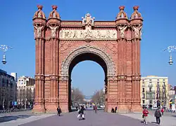 Arc de Triomf, Barcelona, 1888