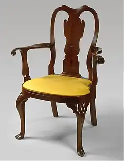 Armchair, American, 1740–60