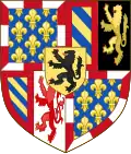 Arms of the Duke of Burgundy since 1430