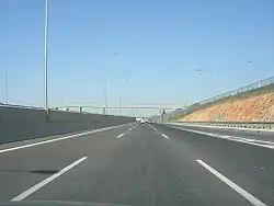 The E94 near Elefsina, Greece