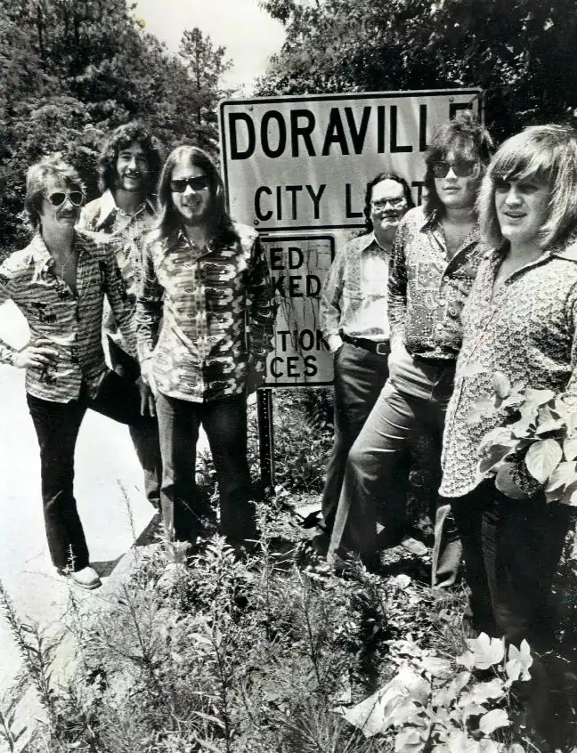 Atlanta Rhythm Section in 1977 Bailey is third from left