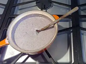 blue corn atole porridge