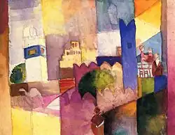 Kairouan (III), 1914, watercolor, Westphalian State Museum for Art and Cultural History, Münster