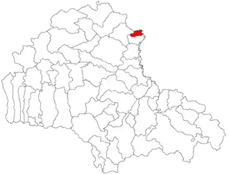 Location in Brașov County