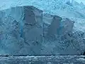 Antarctic Peninsula glacier's terminus