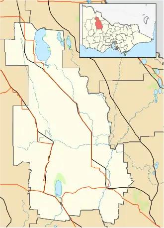 Culgoa is located in Shire of Buloke