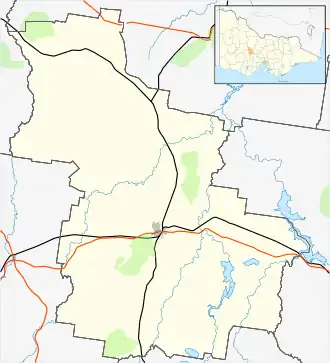 Talbot is located in Shire of Central Goldfields