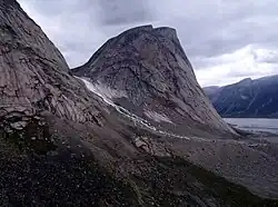 Granite in Auyuittuq National Park on Baffin Island, Canada