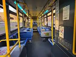 Interior of a Broome County Transit Orion VII Next Generation