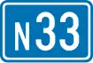 National Route 33 shield}}