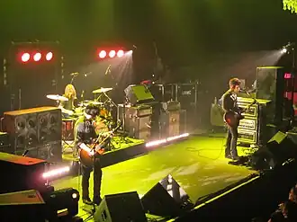 Black Rebel Motorcycle Club performing at the Fillmore, San Francisco, in 2013