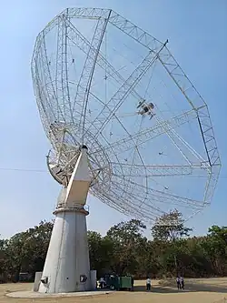 Backside view of GMRT C-3 antenna from the right