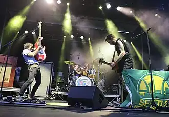 Band of Horses performs at Bumbershoot in Seattle in 2023.