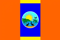 Flag of Mejía Municipality