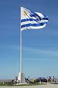 Flag in Colonia del Sacramento