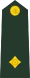 সেকেন্ড লেফটেন্যান্ট Sēkēnḍa lēphaṭēn'yānṭa (Bangladesh Army)[21]