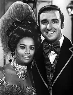 With Barbara McNair, 1970