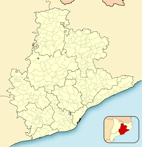Matadepera is located in Province of Barcelona