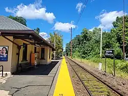 View down the tracks, September 2024