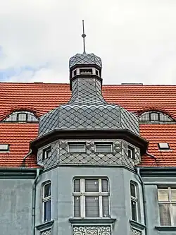 Detail of a bay window