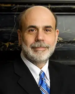 Federal Reserve Bank chairman Ben Bernanke, PhD 1979