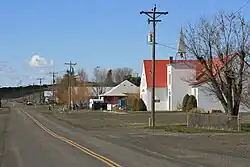Benge main street as seen from the east