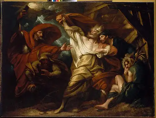 King Lear in the Storm, 1788