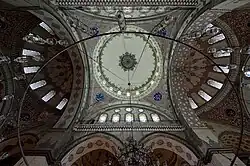 Bayezid II Mosque in Istanbul: dome interiors