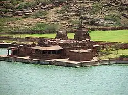 Bhutanatha group of temples facing the Badami tank