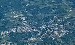 Aerial photograph of Big Rapids in 2009