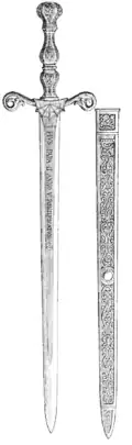 Blessed sword of Cristoforo Moro