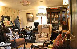 A view of the 1940s living room