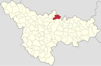 Location in Timiș County