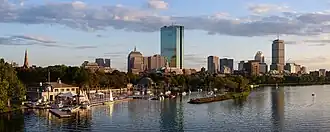 Back Bay from Charles River