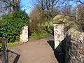 An old entrance gate to Bourtreehill House