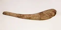 Bovine-rib dagger, HaYonim Cave, Upper Galilee; Natufian Culture, 12500-9500 BC.