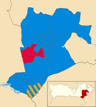 2003 results map