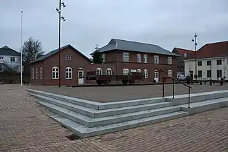 Brædstrup Station; Active 1899–1968. Today occupied by a private company.