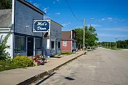 Looking east on 330th Street