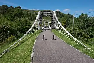 The chains reducing in width