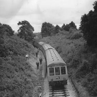 The train at Brimley Halt.