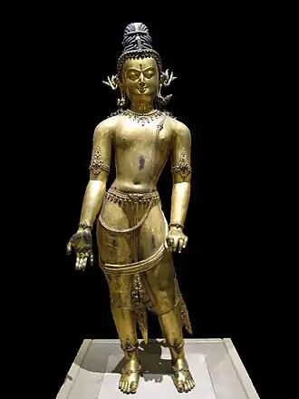 Image 1Statue of the Bodhisattva Avalokiteshvara, gilded bronze, Nepal, 16th century CE (from Culture of Nepal)
