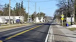Looking north on Guelph Line in Brookville